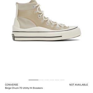 Beige converse utility 70 Hi sneakers
